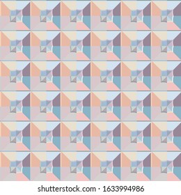 Geometric ornamental vector pattern. Seamless design texture.