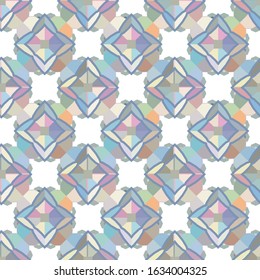 Geometric ornamental vector pattern. Seamless design texture.