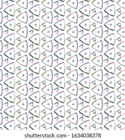 Geometric ornamental vector pattern. Seamless design texture.