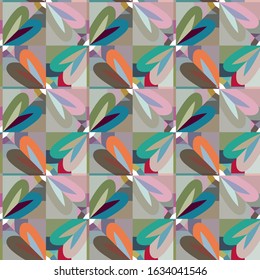 Geometric ornamental vector pattern. Seamless design texture.