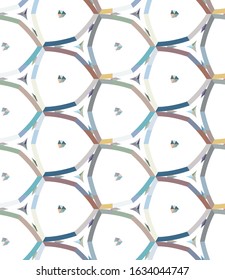 Geometric ornamental vector pattern. Seamless design texture.