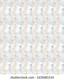 Geometric ornamental vector pattern. Seamless design texture.