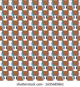 Geometric ornamental vector pattern. Seamless design texture.