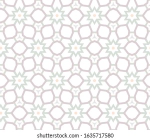 Geometric ornamental vector pattern. Seamless design texture.