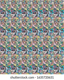 Geometric ornamental vector pattern. Seamless design texture.