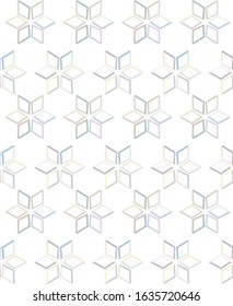 Geometric ornamental vector pattern. Seamless design texture.