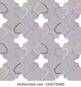 Geometric ornamental vector pattern. Seamless design texture.