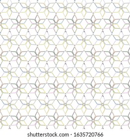 Geometric ornamental vector pattern. Seamless design texture.