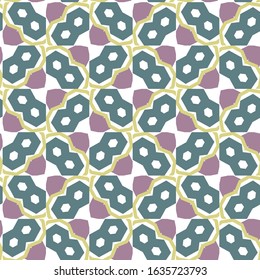 Geometric ornamental vector pattern. Seamless design texture.