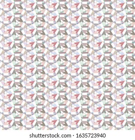 Geometric ornamental vector pattern. Seamless design texture.