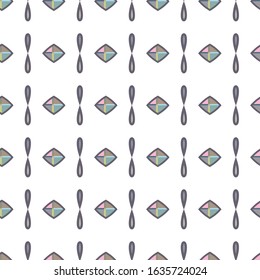 Geometric ornamental vector pattern. Seamless design texture.