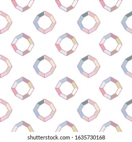 Geometric ornamental vector pattern. Seamless design texture.