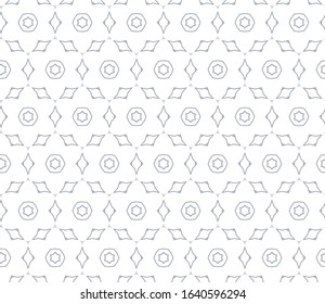 Geometric ornamental vector pattern. Seamless design texture.