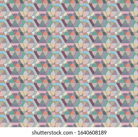 Geometric ornamental vector pattern. Seamless design texture.