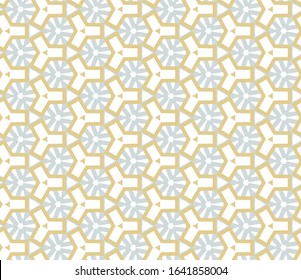 Geometric ornamental vector pattern. Seamless design texture.