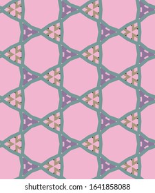 Geometric ornamental vector pattern. Seamless design texture.