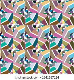 Geometric ornamental vector pattern. Seamless design texture.