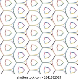 Geometric ornamental vector pattern. Seamless design texture.