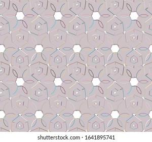 Geometric ornamental vector pattern. Seamless design texture.