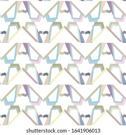 Geometric ornamental vector pattern. Seamless design texture.