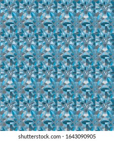 Geometric ornamental vector pattern. Seamless design texture.