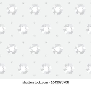 Geometric ornamental vector pattern. Seamless design texture.