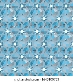 Geometric ornamental vector pattern. Seamless design texture.