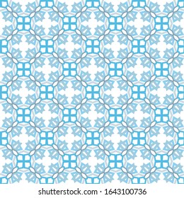 Geometric ornamental vector pattern. Seamless design texture.