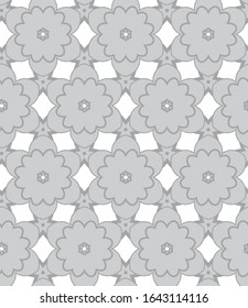 Geometric ornamental vector pattern. Seamless design texture.