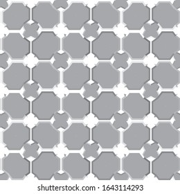 Geometric ornamental vector pattern. Seamless design texture.