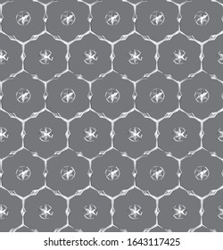 Geometric ornamental vector pattern. Seamless design texture.