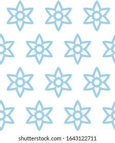 Geometric ornamental vector pattern. Seamless design texture.