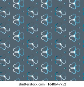 Geometric ornamental vector pattern. Seamless design texture.