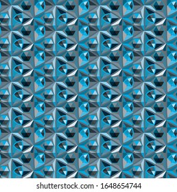 Geometric ornamental vector pattern. Seamless design texture.