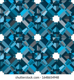 Geometric ornamental vector pattern. Seamless design texture.