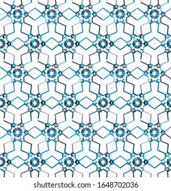 Geometric ornamental vector pattern. Seamless design texture.