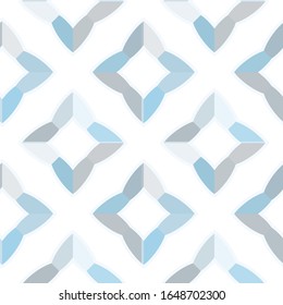 Patrón de vector ornamental geométrico. Textura de diseño sin inconvenientes.