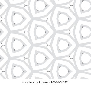 Geometric ornamental vector pattern. Seamless design texture.