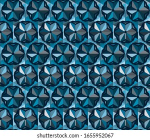 Geometric ornamental vector pattern. Seamless design texture.