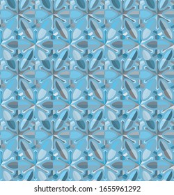 Geometric ornamental vector pattern. Seamless design texture.