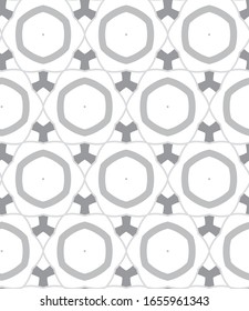 Geometric ornamental vector pattern. Seamless design texture.