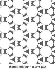 Geometric ornamental vector pattern. Seamless design texture.