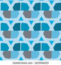Geometric ornamental vector pattern. Seamless design texture.