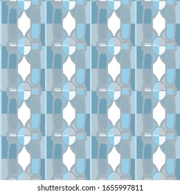 Geometric ornamental vector pattern. Seamless design texture.