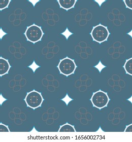 Geometric ornamental vector pattern. Seamless design texture.