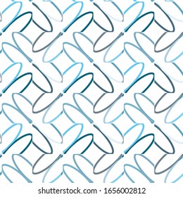 Geometric ornamental vector pattern. Seamless design texture.