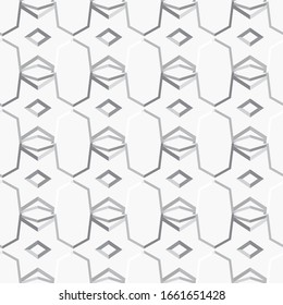 Geometric ornamental vector pattern. Seamless design texture.