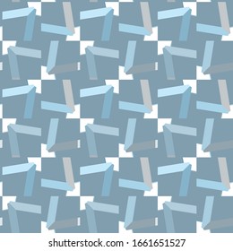 Geometric ornamental vector pattern. Seamless design texture.