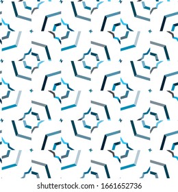 Geometric ornamental vector pattern. Seamless design texture.