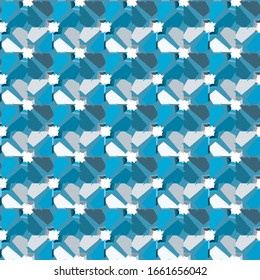 Geometric ornamental vector pattern. Seamless design texture.